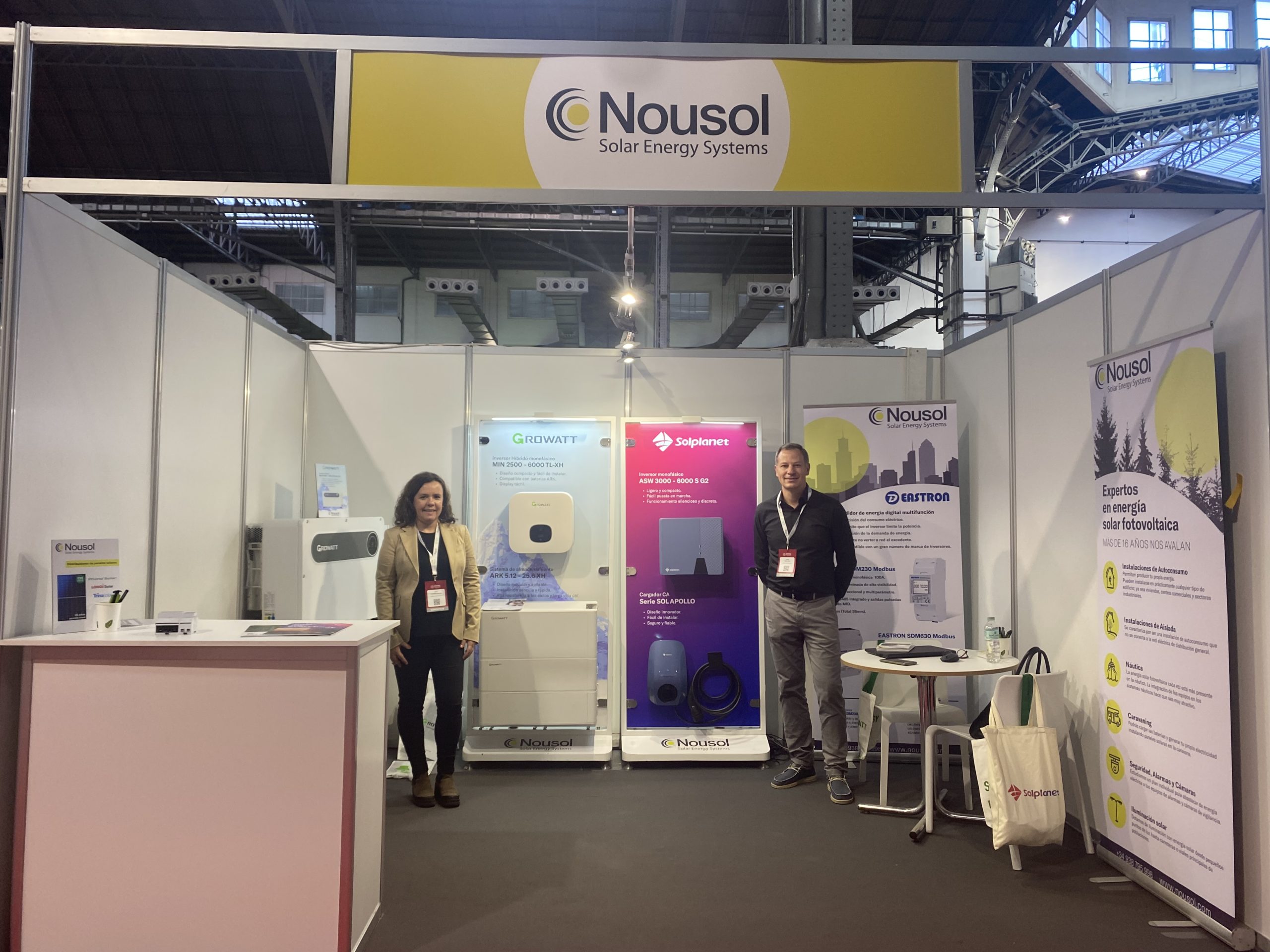 Nousol expone en Efintec y presenta las mejores soluciones para un proyecto fotovoltaico
